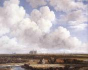 View Of Haarlem With Bleaching Grounds - 雅各布·凡·雷斯达尔